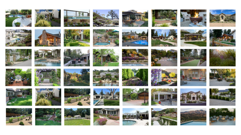 Gallery of landscape architecture and outdoor living projects by Montgomery Robbins – custom designs featuring pools, patios, gardens, and more